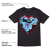 Cactus Jack 4s DopeSkill T-Shirt Heart AJ 4 Graphic