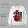 Fire Red 3s DopeSkill Sweatshirt No Days Off Graphic