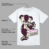 Dunk Low Night Maroon and Medium Soft Pink DopeSkill T-Shirt Sneakerhead BEAR Graphic