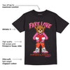 AJ 5 GS Pinksicle DopeSkill T-Shirt Fake Love Graphic