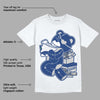 AJ 13 French Blue DopeSkill T-Shirt Bear Steals Sneaker Graphic