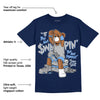 Georgetown 6s DopeSkill College Navy T-shirt If You Aint Graphic