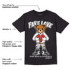 85 Black White 1s DopeSkill T-Shirt Fake Love Graphic