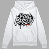 Black Canvas 4s DopeSkill Hoodie Sweatshirt Rare Breed Graphic - White 