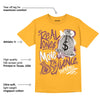 Brotherhood 1s High OG DopeSkill University Gold T-shirt Real Ones Move In Silence Graphic