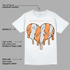 Dunk Low Peach Cream (W) DopeSkill T-Shirt Slime Drip Heart Graphic