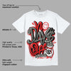 Fire Red 3s DopeSkill T-Shirt No Days Off Graphic