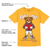 Brotherhood 1s High OG DopeSkill University Gold T-shirt Fake Love Graphic