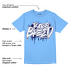 AJ 6 University Blue DopeSkill University Blue T-Shirt Rare Breed Graphic
