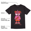 AJ 5 GS Pinksicle DopeSkill T-Shirt Sneaker Bear Graphic