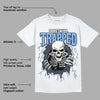 AJ 6 Midnight Navy DopeSkill White T-Shirt Trapped Halloween Graphic