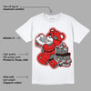 Fire Red 3s DopeSkill T-Shirt Bear Steals Sneaker Graphic