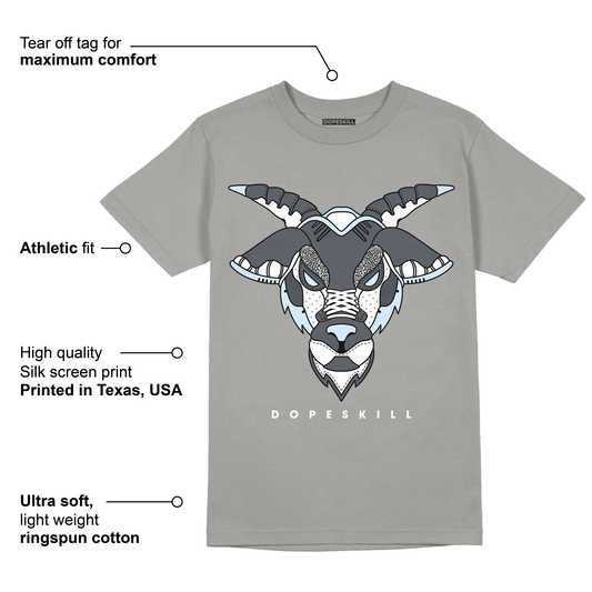AJ 11 Cool Grey DopeSkill Grey T-shirt Sneaker Goat Graphic