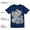 Georgetown 6s DopeSkill College Navy T-shirt Bear Steals Sneaker Graphic
