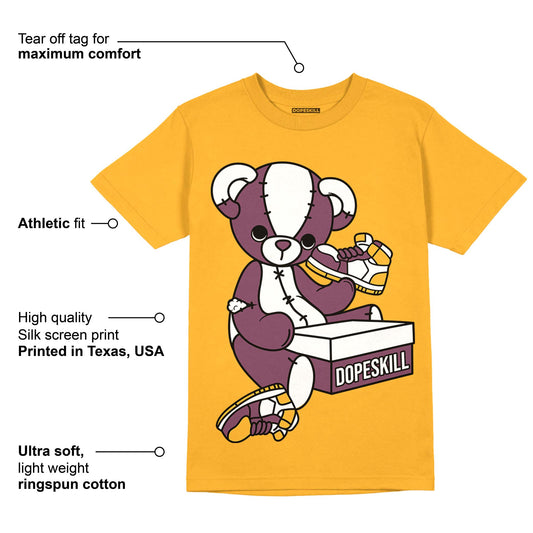 Brotherhood 1s High OG DopeSkill University Gold T-shirt Sneakerhead BEAR Graphic