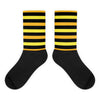 HS Sublimated Socks Match Taxi Yellow Black 8s