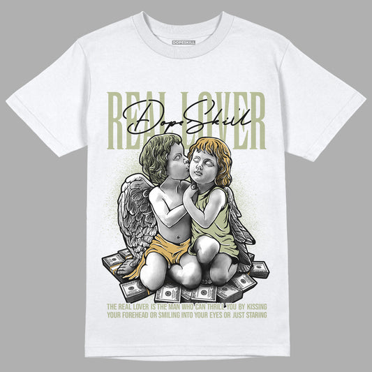 Jade Horizon 5s DopeSkill T-Shirt Real Lover Graphic - White 