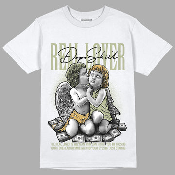 Jade Horizon 5s DopeSkill T-Shirt Real Lover Graphic - White 