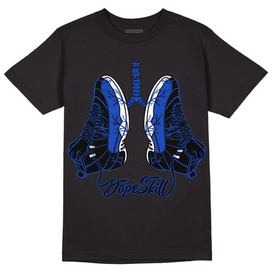 Hyper Royal 12s DopeSkill T-Shirt Breathe Graphic - Black