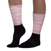 Dunk Low Teddy Bear Pink Sublimated Socks Abstract Tiger Graphic