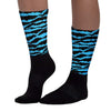 University Blue 13s Sublimated Socks Abstract Tiger Graphic