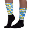 SB Dunk Low Homer Sublimated Socks Abstract Tiger Graphic