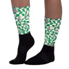 Lucky Green 3s DopeSkill Sublimated Socks Mushroom Graphic