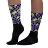 Mushroom Sublimated Socks Match AJ 4 Canyon Purple