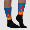 Messy Room 4S Sublimated Socks FIRE Graphic