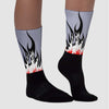 Black Flint 13s DopeSkill Sublimated Socks FIRE Graphic