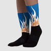 Wizards 3s DopeSkill Sublimated Socks FIRE Graphic
