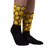 Goldenrod Dunk Sublimated Socks Slime Graphic