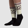 Dunk Low Night Maroon and Medium Soft Pink Sublimated Socks SPORT Graphic