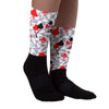 Black Flint 13s DopeSkill Sublimated Socks Mushroom Graphic