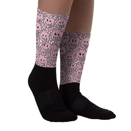 Dunk Low Teddy Bear Pink Sublimated Socks Slime Graphic