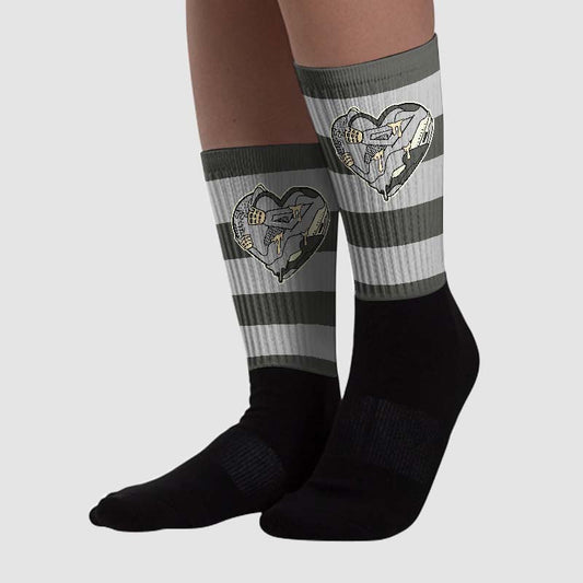 Craft Photon Dust 4s Sublimated Socks Horizontal Stripes Graphic