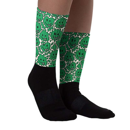 Lucky Green 3s DopeSkill Sublimated Socks Slime Graphic