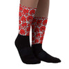 Gym Red 12s Sublimated Socks Slime Graphic