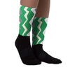 Lucky Green 2s Sublimated Socks ZicZac Graphic