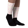 Washed Pink 1s Retro High OG DopeSkill Sublimated Socks Mushroom Graphic