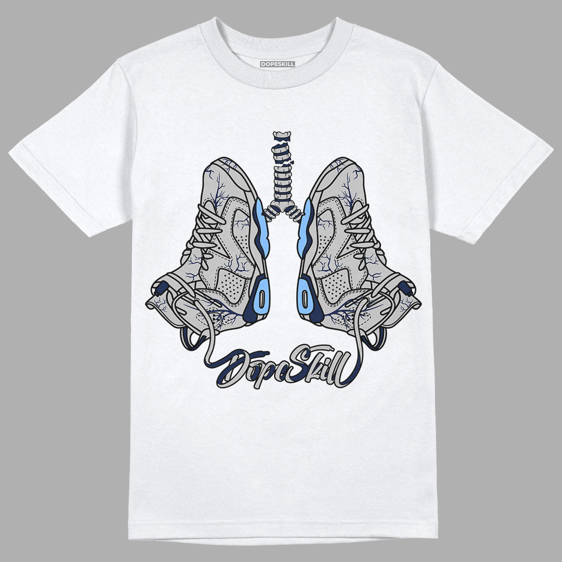 Georgetown 6s DopeSkill T-Shirt Breathe Graphic - White