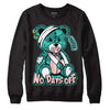 Green Snakeskin Dunk Low DopeSkill Sweatshirt Hurt Bear Graphic - Black