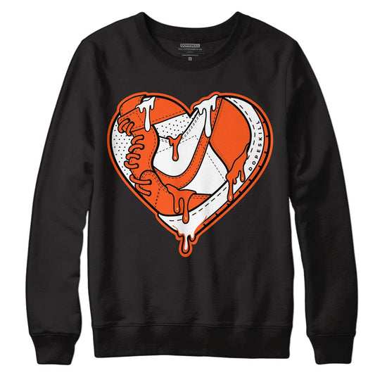 Starfish 1s DopeSkill Sweatshirt Heart Jordan 1 Graphic - Black