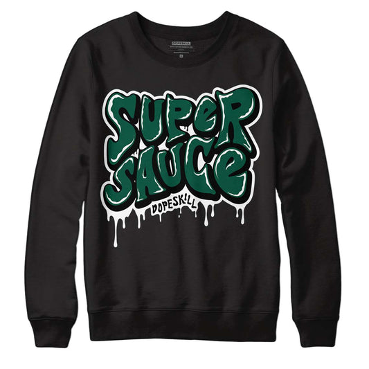 Lottery Pack Malachite Green Dunk Low DopeSkill Sweatshirt Super Sauce Graphic - Black