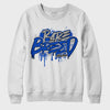 AJ 5 Racer Blue DopeSkill Sweatshirt Rare Breed Graphic