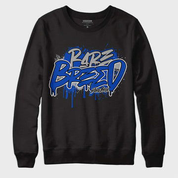 AJ 5 Racer Blue DopeSkill Sweatshirt Rare Breed Graphic