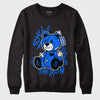 Yz 350 Boost V2 Dazzling Blue DopeSkill Sweatshirt BEAN Graphic - Black 