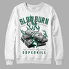 Lottery Pack Malachite Green Dunk Low DopeSkill Sweatshirt Slow Burn Graphic - White