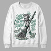 Lottery Pack Malachite Green Dunk Low DopeSkill Sweatshirt Gettin Bored With This Money Graphic - White