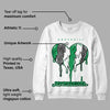 Lucky Green 3s DopeSkill Sweatshirt Juneteenth Heart Graphic